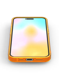 Neon Orange Puffer iPhone Case