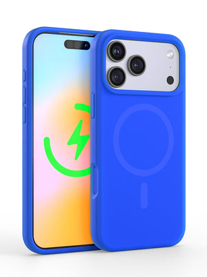 Neon Blue Silicone iPhone Case