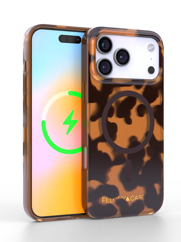 Classic Tortoise iPhone Case for iPhone 17 Pro Max, iPhone 16 Pro