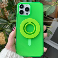 Neon Green MagSafe Ring Grip and Stand