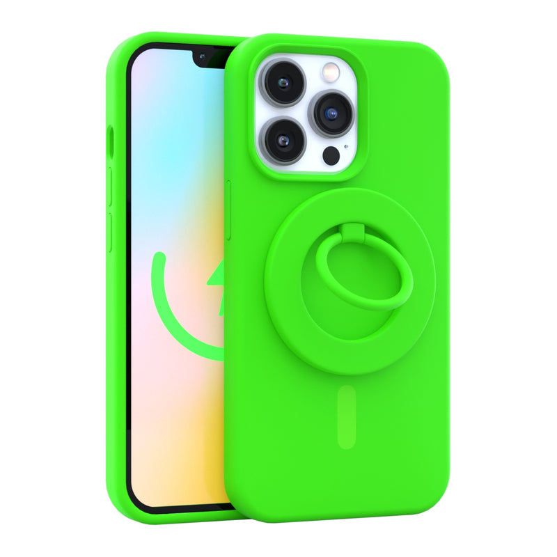 Neon Green MagSafe Ring Grip and Stand