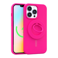 Neon Pink MagSafe Ring Grip and Stand