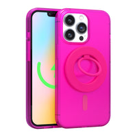 Neon Pink MagSafe Ring Grip and Stand