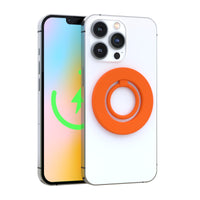 Neon Orange MagSafe Ring Grip and Stand