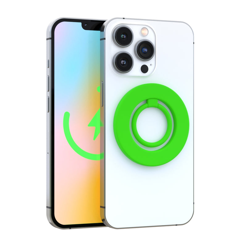 Neon Green MagSafe Ring Grip and Stand