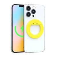 Neon Yellow MagSafe Ring Grip and Stand