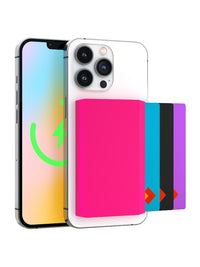 Neon Pink MagSafe Wallet