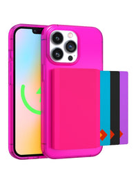 Neon Pink MagSafe Wallet