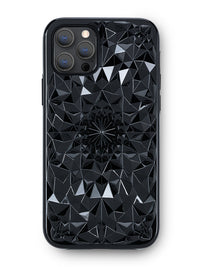 Gloss Black Kaleidoscope iPhone Case