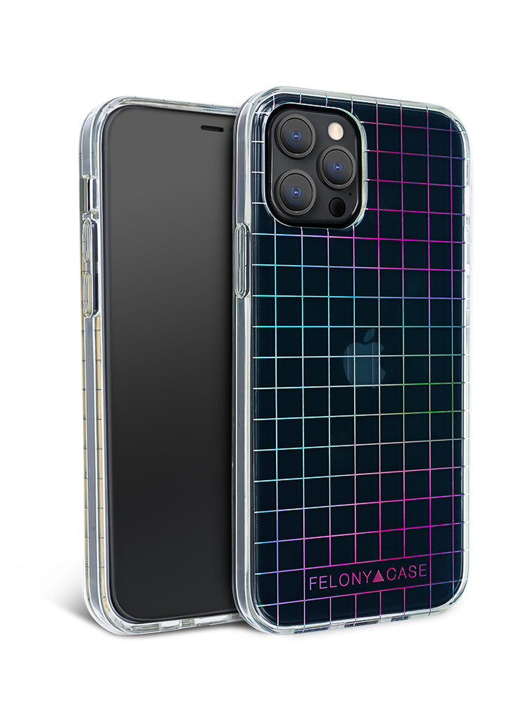 Holographic Grid iPhone Case
