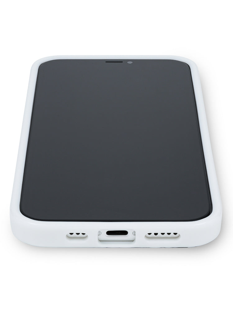 White Polished Marble iPhone Case