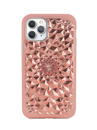 Rose Gold Kaleidoscope iPhone Case