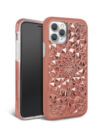 Rose Gold Kaleidoscope iPhone Case