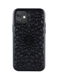 Matte Black Kaleidoscope iPhone Case