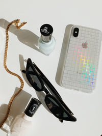 Holographic Grid iPhone Case