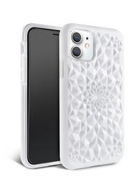 Gloss White Kaleidoscope iPhone Case