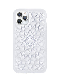 Gloss White Kaleidoscope iPhone Case