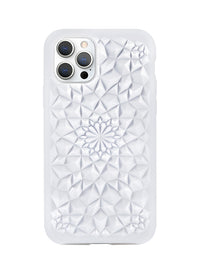 Gloss White Kaleidoscope iPhone Case