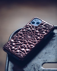 Rose Gold Kaleidoscope iPhone Case