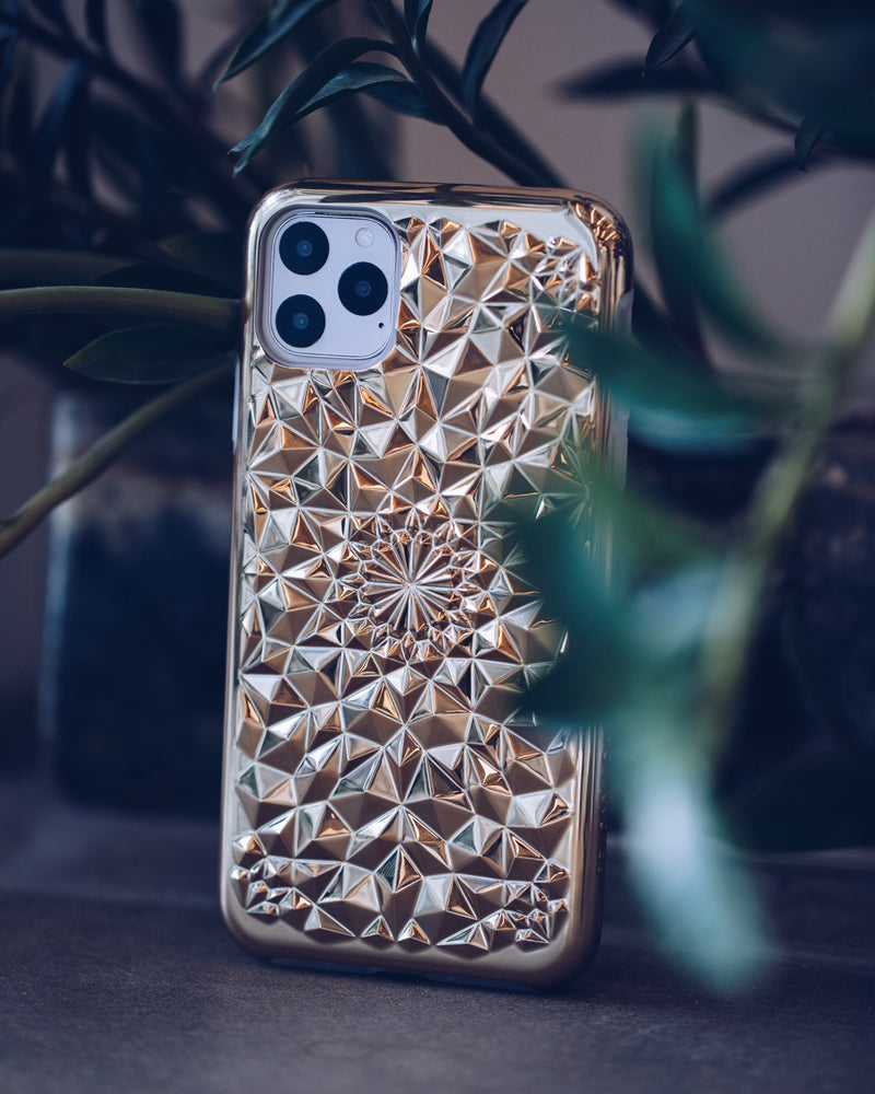 Gold Kaleidoscope iPhone Case