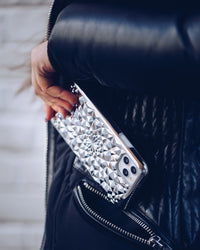 Silver Kaleidoscope iPhone Case