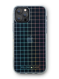 Holographic Grid iPhone Case