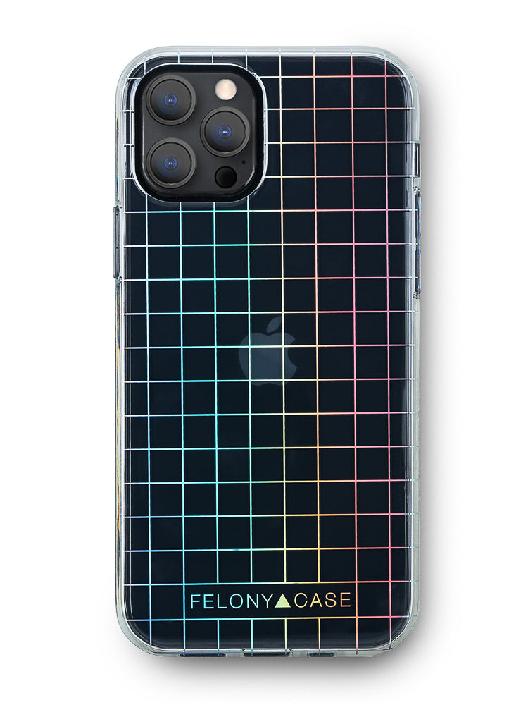 Holographic Grid iPhone Case