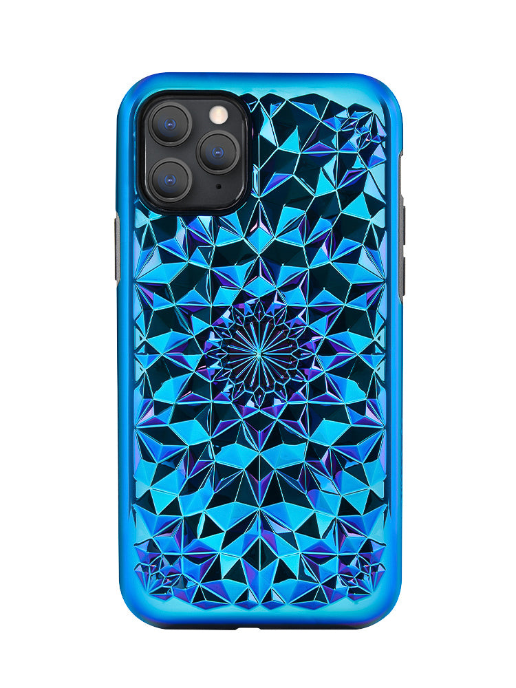 Cosmic Holographic Kaleidoscope iPhone Case