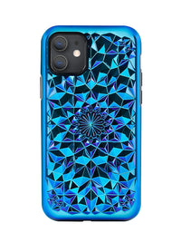 Cosmic Holographic Kaleidoscope iPhone Case