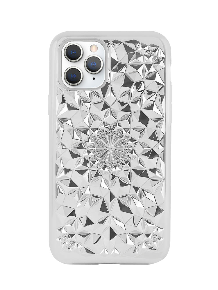 Silver Kaleidoscope iPhone Case