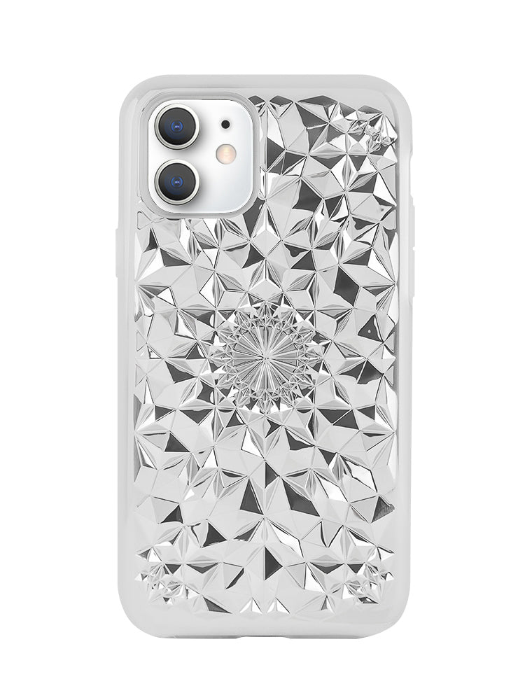 Silver Kaleidoscope iPhone Case
