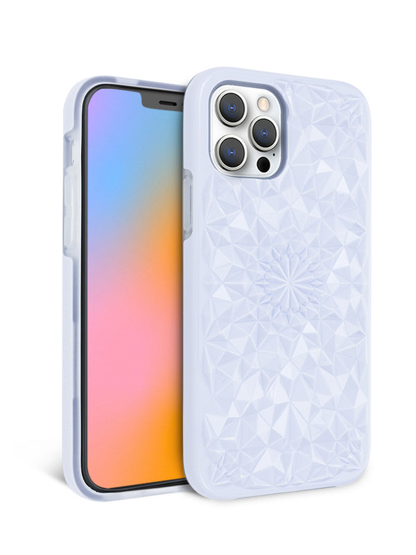 Gloss White Kaleidoscope iPhone Case