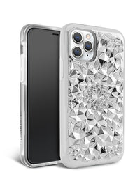 Silver Kaleidoscope iPhone Case