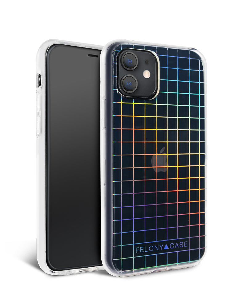 Holographic Grid iPhone Case