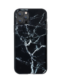 Black Polished Marble iPhone Case
