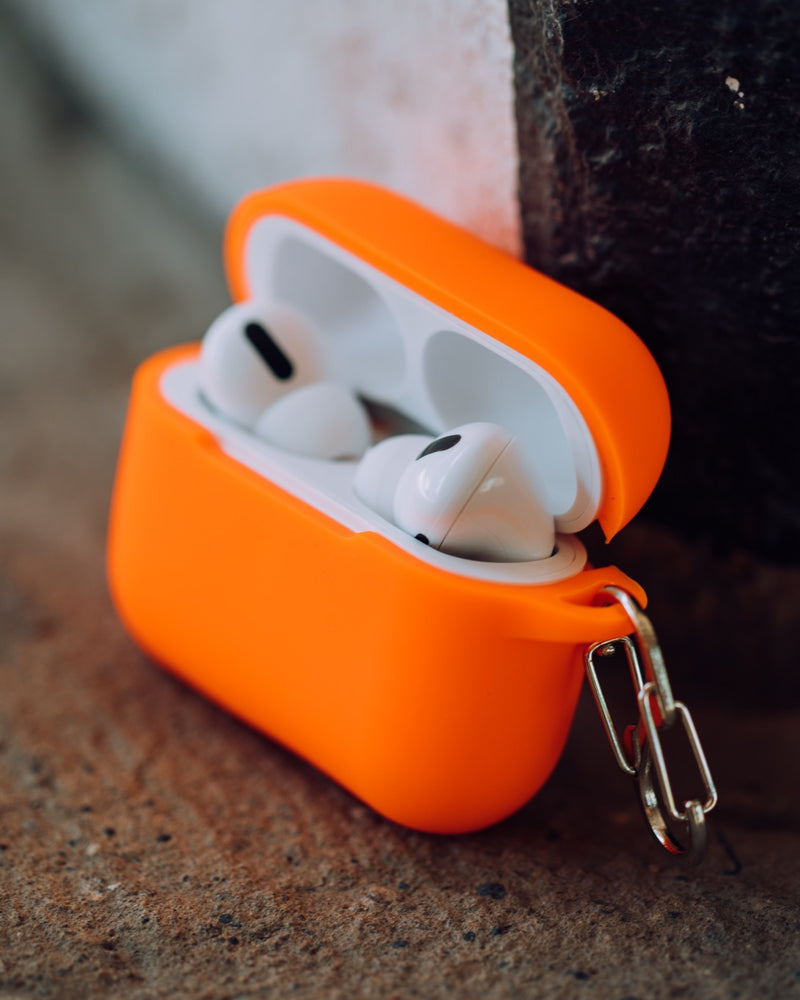 Neon Orange AirPods Case