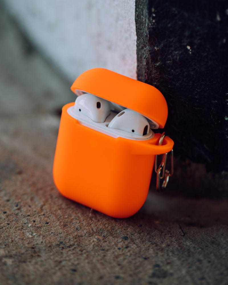Neon Orange AirPods Case