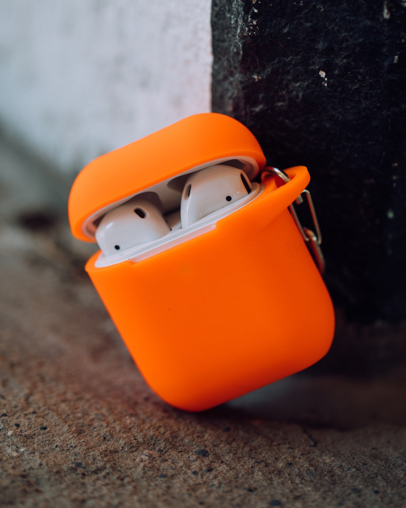 Neon Orange AirPods Case