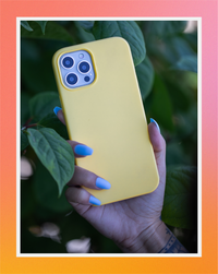 Pastel Yellow iPhone Case