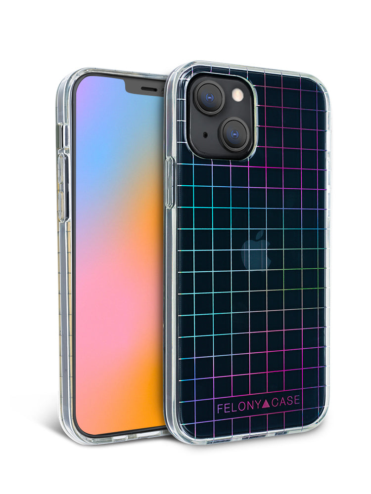 Holographic Grid iPhone Case