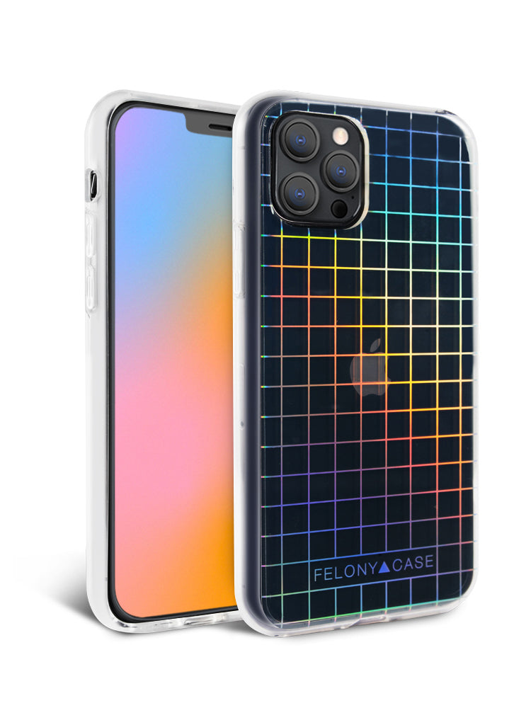 Holographic Grid iPhone Case