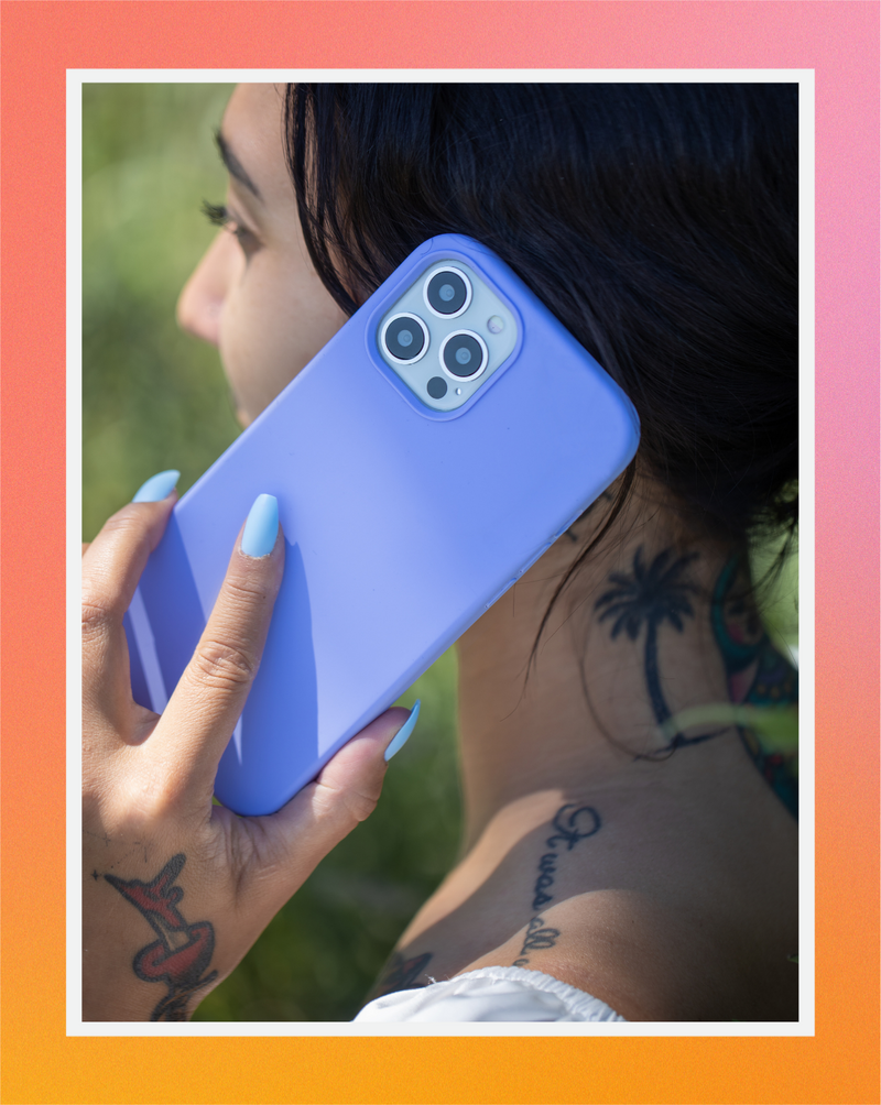 Pastel Purple iPhone Case