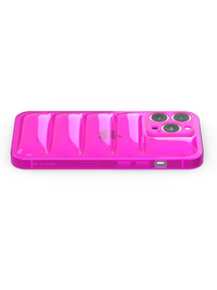 Neon Pink Puffer iPhone Case