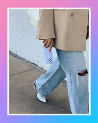 Pastel Purple iPhone Case