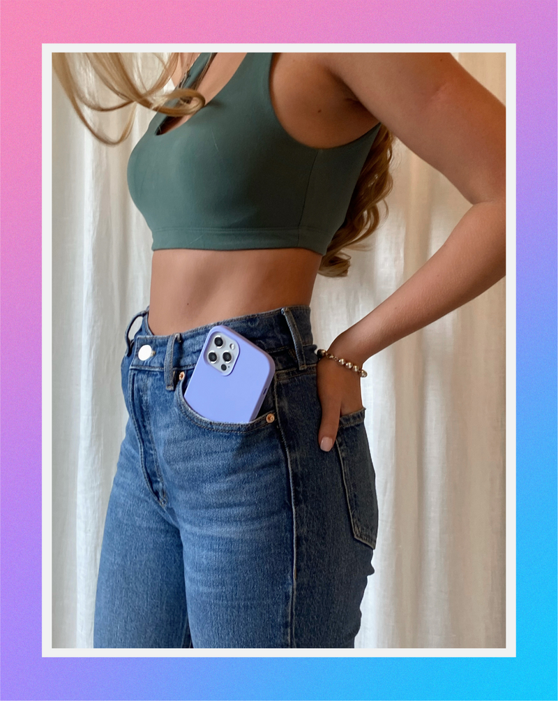 Pastel Purple iPhone Case