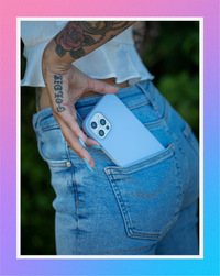 Pastel Blue iPhone Case