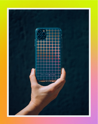 Holographic Grid iPhone Case