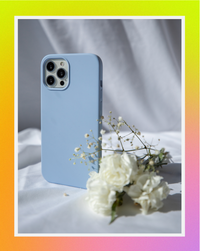 Pastel Blue iPhone Case