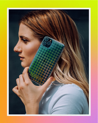 Holographic Grid iPhone Case