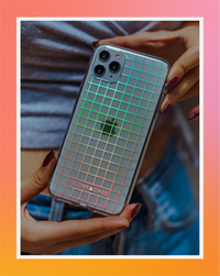 Holographic Grid iPhone Case